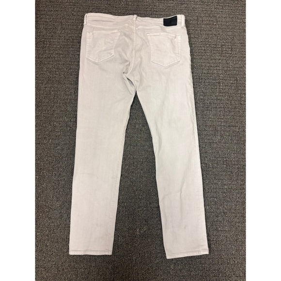 Adriano Goldschmied AG-ED Denim Mens Size 40R Light Grey See Details - Picture 2 of 11